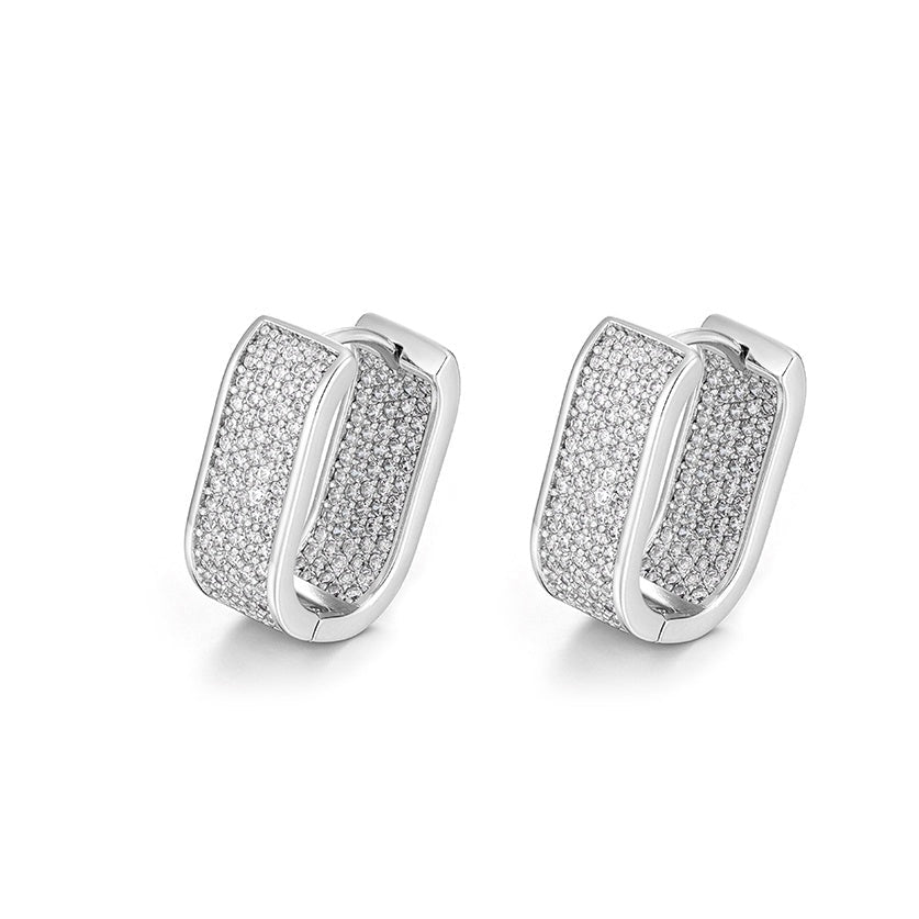 Crystal Hoops