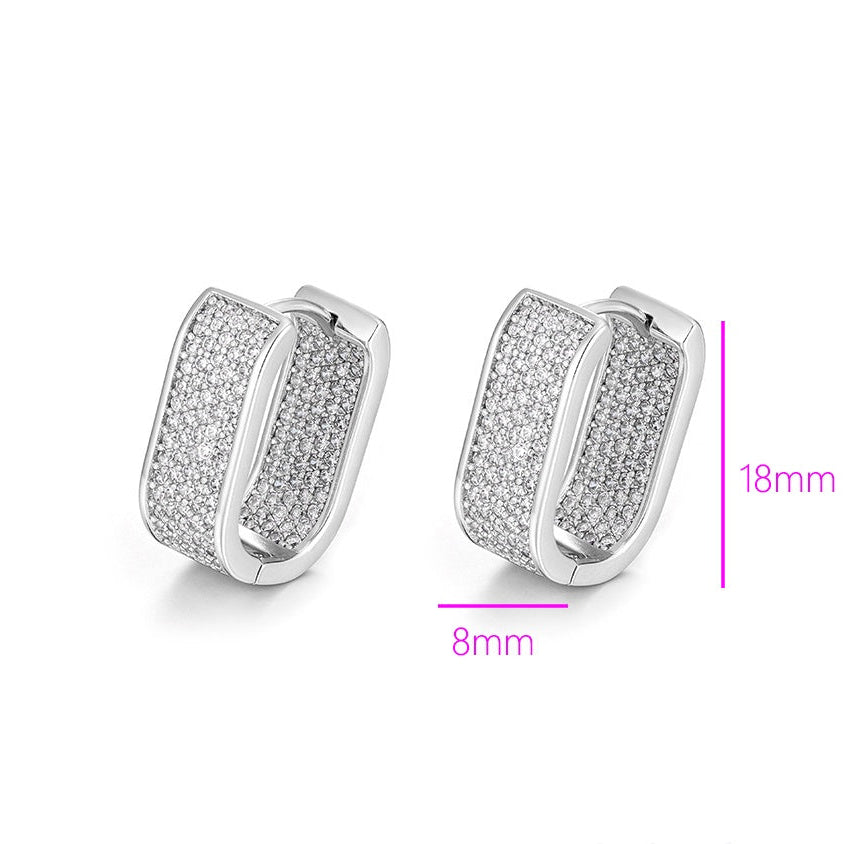 Crystal Hoops