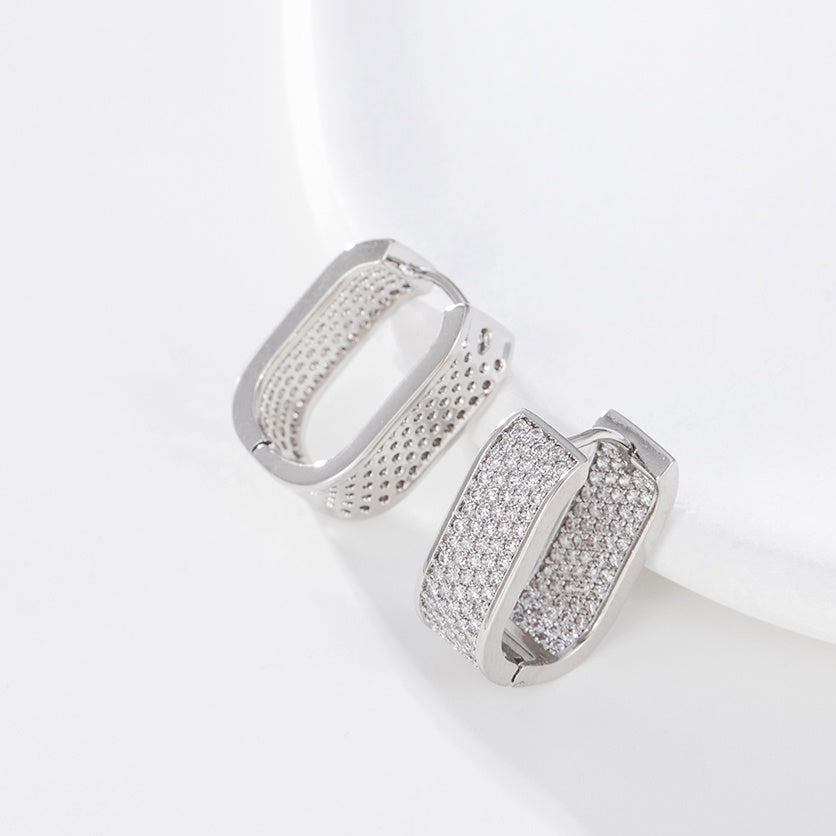 Crystal Hoops