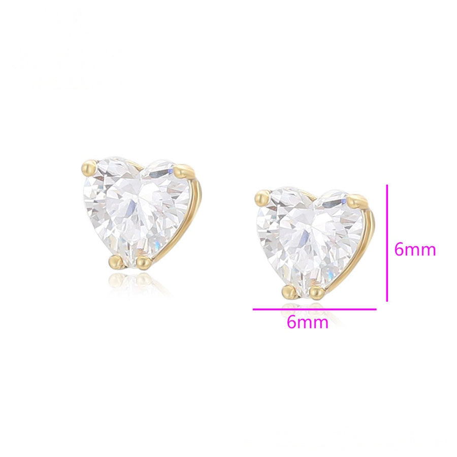 Heart Studs
